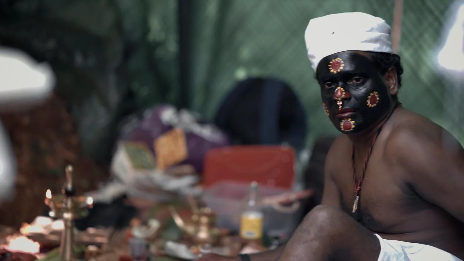 Performer after makeup